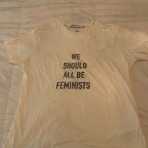 Authentic Christian Dior.  We should all be feminists size m.